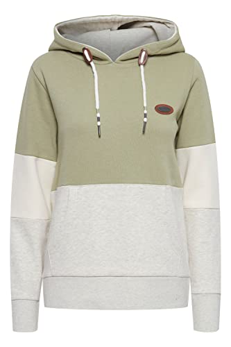 OXMO Kathrine Damen Kapuzenpullover Hoodie Pullover mit Kapuze, Größe:S, Farbe:Seagrass (166008) von OXMO