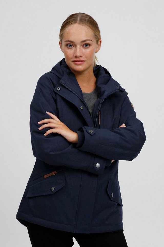 OXMO Kurzjacke OXBellissa Warme Jacke mit hochabschließendem Kragen von OXMO