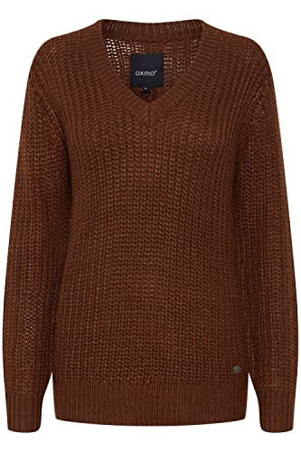 OXMO Lavea Damen Strickpullover Grobstrick Pullover, Größe:L, Farbe:Tortoise Shell (191241) von OXMO