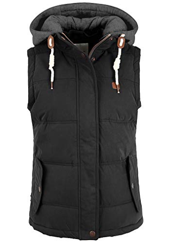 OXMO Lewonda Damen Weste Steppweste Outdoor Weste, Größe:M, Farbe:Black (799000) von OXMO