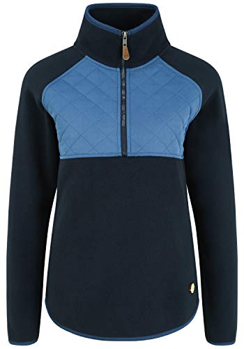 OXMO Malita Damen Fleecejacke Sweatjacke Jacke, Größe:L, Farbe:Insignia Blue (194010) von OXMO