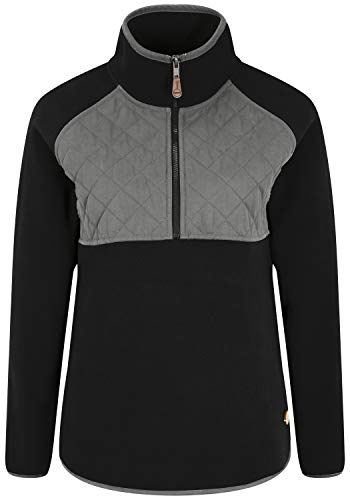 OXMO Malita Damen Fleecejacke Sweatjacke Jacke, Größe:M, Farbe:Black (194007) von OXMO