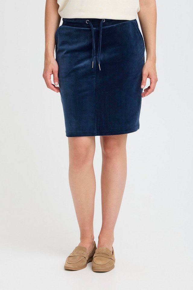OXMO Midirock OXEBBA SKIRT Moderner Rock mit Bindeband von OXMO