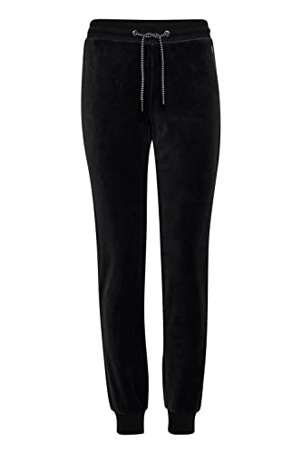 OXMO Nikita Damen Sweathose Sweatpants Relaxhose Regular Fit, Größe:M, Farbe:Black (799000) von OXMO