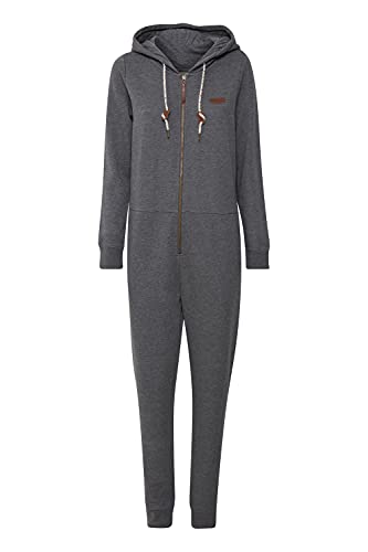 OXMO OVA Damen Overall Jogginganzug Onesie, Größe:L, Farbe:Grey Mel (7982363) von OXMO