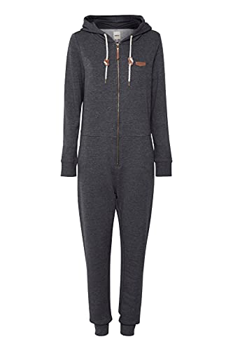 OXMO OVA Damen Overall Jogginganzug Onesie, Größe:S, Farbe:DAR Grey M (798288) von OXMO