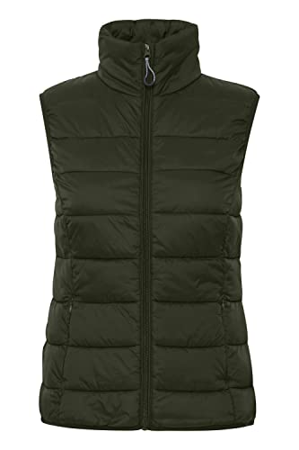 OXMO OXBena Damen Weste Steppweste Outdoor Weste Stehkragen leicht gefüttert, Größe:38, Farbe:Rosin (190509) von OXMO
