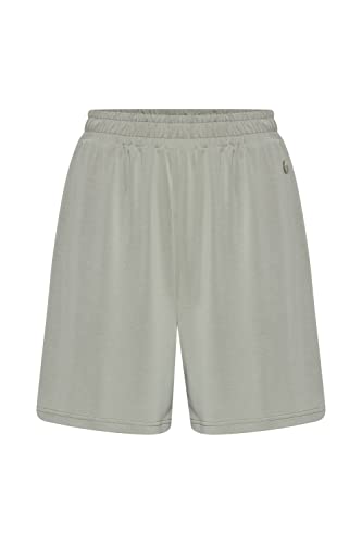 OXMO OXBjörk Damen Chino Shorts Bermuda Kurze Hose Stoffshorts mit elastischem Bund Regular Fit, Größe:M, Farbe:Seagrass (166008) von OXMO