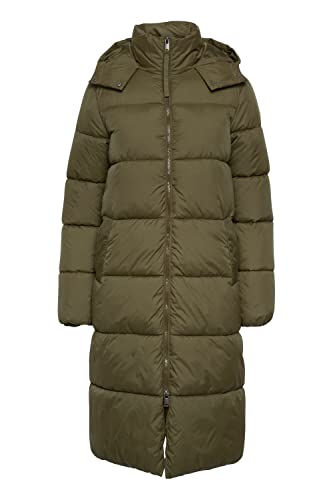 OXMO OXBoda Damen Steppmantel Wintermantel Winterjacke warm gefüttert Stehkragen, Größe:34, Farbe:Olive Night (190515) von OXMO