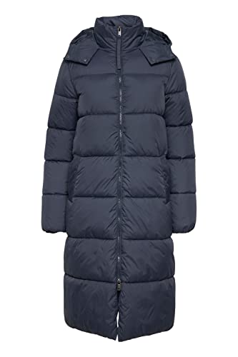 OXMO OXBoda Damen Steppmantel Wintermantel Winterjacke warm gefüttert Stehkragen, Größe:34, Farbe:Total Eclipse (194010) von OXMO