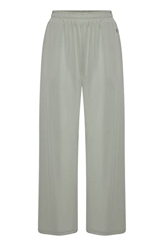 OXMO OXBryndis Damen Hose Stoffhose Culotte aus Modal-Mix Regular Fit, Größe:L, Farbe:Seagrass (166008) von OXMO