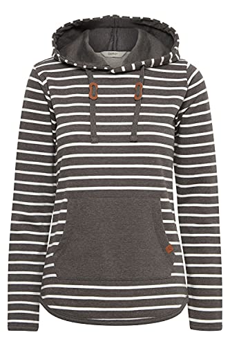OXMO OXCarina Damen Kapuzenpullover Hoodie Pullover mit Kapuze, Größe:M, Farbe:Pewter Mix (200277) von OXMO