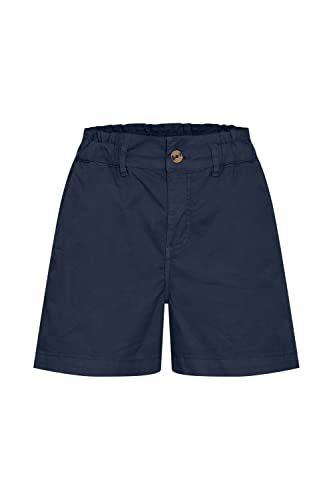 OXMO OXChai Damen Kurze Hose Shorts mit Stretch Regular Fit, Größe:38, Farbe:Total Eclipse (194010) von OXMO