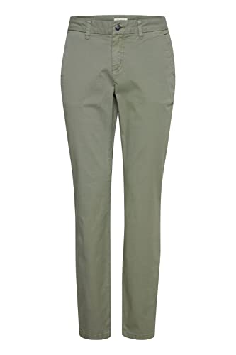 OXMO OXChilli Damen Chino Hose Stoffhose mit Stretch, Größe:M, Farbe:Seagrass (166008) von OXMO