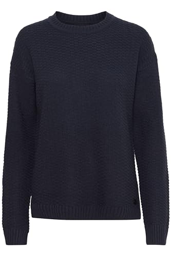 OXMO OXMilla - 21800084ME Damen Strickpullover Feinstrick Pullover, Größe:XXL, Farbe:Total Eclipse (194010) von OXMO