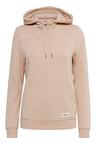 OXMO OXOwena Damen Kapuzenpullover Hoodie Pullover mit Kapuze, Größe:L, Farbe:Mahogany Rose Melange (1515111) von OXMO