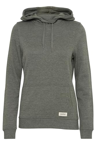 OXMO OXOwena Damen Kapuzenpullover Hoodie Pullover mit Kapuze, Größe:XXL, Farbe:Climbing Ivy Melange (1903071) von OXMO