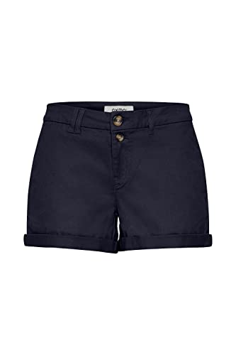 OXMO OXPiera Damen Chino Shorts Bermuda Kurze Hose mit Stretch, Größe:38, Farbe:Dress Blues (194024) von OXMO