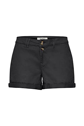OXMO OXPiera Damen Chino Shorts Bermuda Kurze Hose mit Stretch, Größe:40, Farbe:Ebony (194104) von OXMO