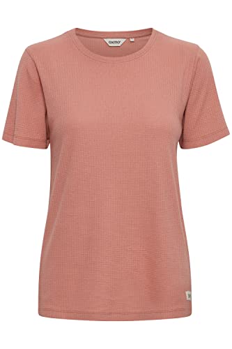 OXMO OXPim Damen T-Shirt Kurzarm Shirt mit Rundhals-Ausschnitt, Größe:XL, Farbe:Ash Rose (171514) von OXMO