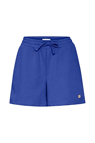 OXMO OXSAFRI Damen Sweatshorts Bermuda Shorts Kurze Hose mit elastischem Bund und Tunnelzug Regular-Fit, Größe:M, Farbe:Surf The Web (193952) von OXMO