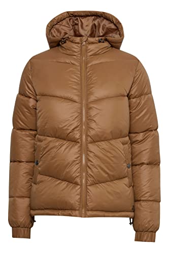 OXMO OXTabea Damen Steppjacke Übergangsjacke Jacke mit Kapuze, Größe:L, Farbe:Thrush (181030) von OXMO