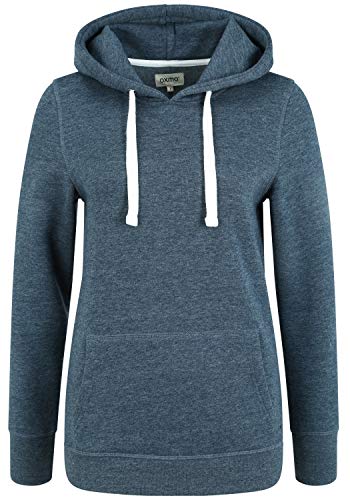 OXMO Olive Damen Kapuzenpullover Hoodie Pullover mit Kapuze, Größe:L, Farbe:INS Blue M (798991) von OXMO