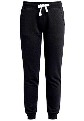 OXMO Olivia Damen Sweathose Sweatpants Relaxhose, Größe:XS, Farbe:Black (799000) von OXMO