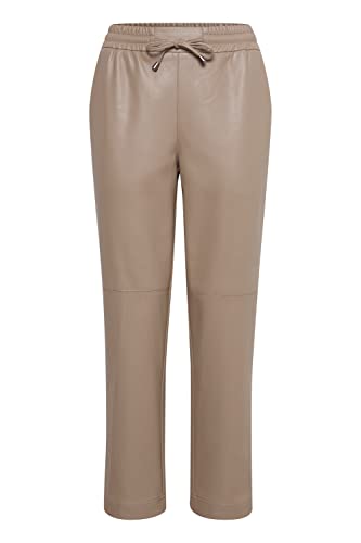 OXMO Paulia Damen Jogg Pants Hose Stoffhose Regular Fit, Größe:XXL, Farbe:Cinder (171506) von OXMO
