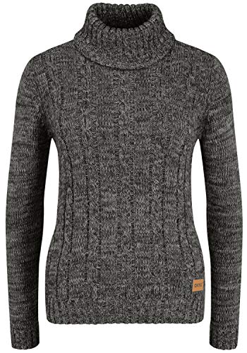 OXMO Philipa Damen Rollkragenpullover Pullover mit Rollkragen, Größe:XL, Farbe:Black (799000) von OXMO