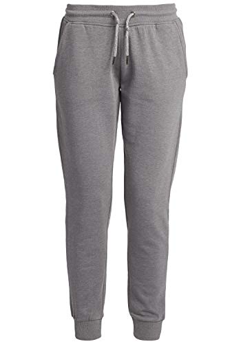 OXMO Polah Damen Sweathose Sweatpants Relaxhose Regular Fit, Größe:L, Farbe:Grey Melange (1840051) von OXMO