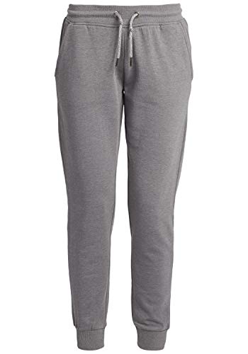 OXMO Polah Damen Sweathose Sweatpants Relaxhose Regular Fit, Größe:S, Farbe:Grey Melange (1840051) von OXMO