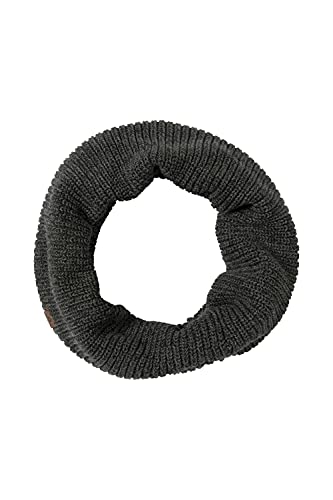 OXMO Poll Damen Schal Winterschal Loopschal aus 100% Baumwolle Grobstrick, Größe:ONE, Farbe:DARK GREY (792890) von OXMO