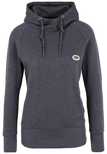 OXMO Puja Damen Kapuzenpullover Hoodie Pullover mit Kapuze, Größe:L, Farbe:Insignia Blue Melange (1940101) von OXMO