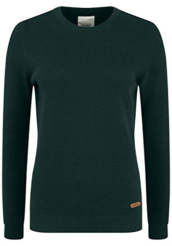 OXMO Sarah Damen Strickpullover Feinstrick Pullover mit Rundhals-Ausschnitt, Größe:L, Farbe:Ponderosa (793680) von OXMO