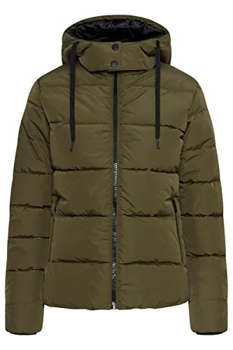 OXMO Sofina Damen Winterjacke Damenjacke Jacke gefüttert mit Kapuze, Größe:L, Farbe:Dusty Olive (180515) von OXMO