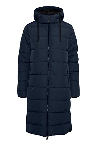 OXMO Soliana Damen Steppmantel Wintermantel Winterjacke gefüttert, Größe:M, Farbe:Total Eclipse (194010) von OXMO