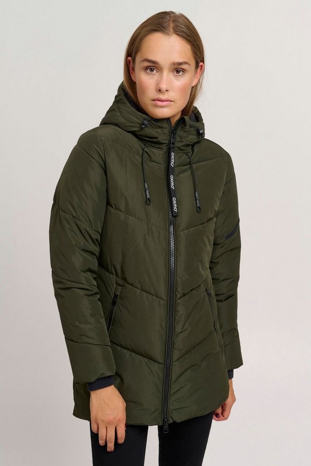 OXMO Steppjacke OXJunchen Steppjacke Parka mit Kapuze und praktischen Taschen von OXMO