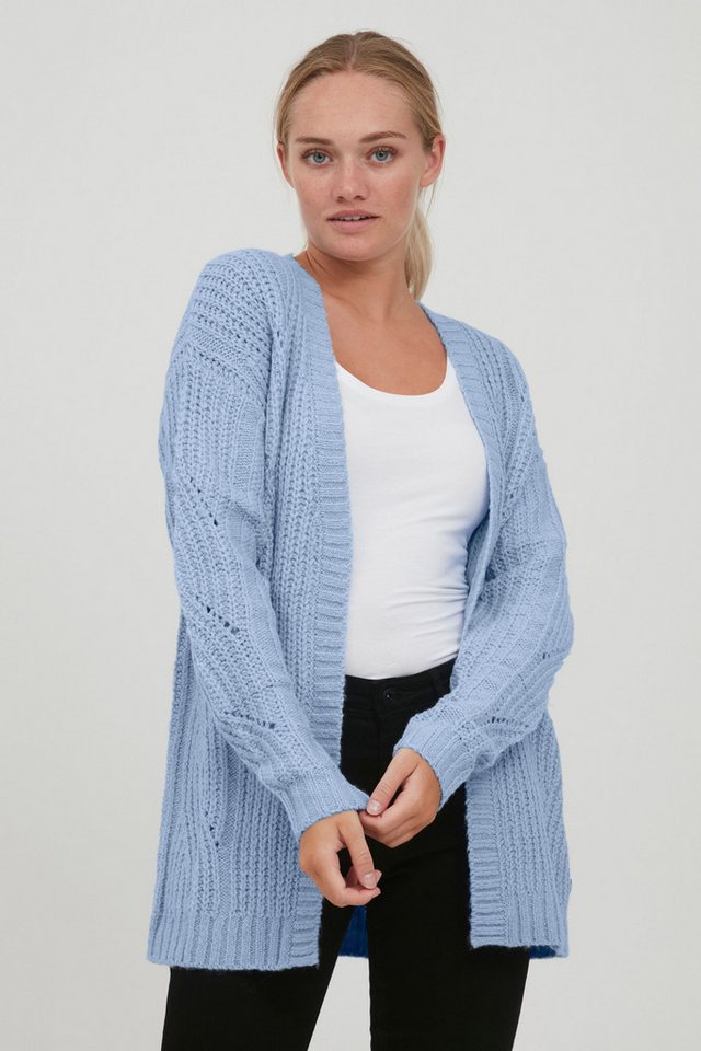 OXMO Strickjacke OXClea Cardigan in Ajour-Strickmuster von OXMO