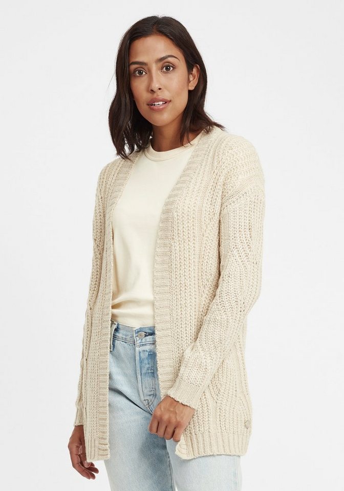 OXMO Strickjacke OXClea Cardigan in Ajour-Strickmuster von OXMO