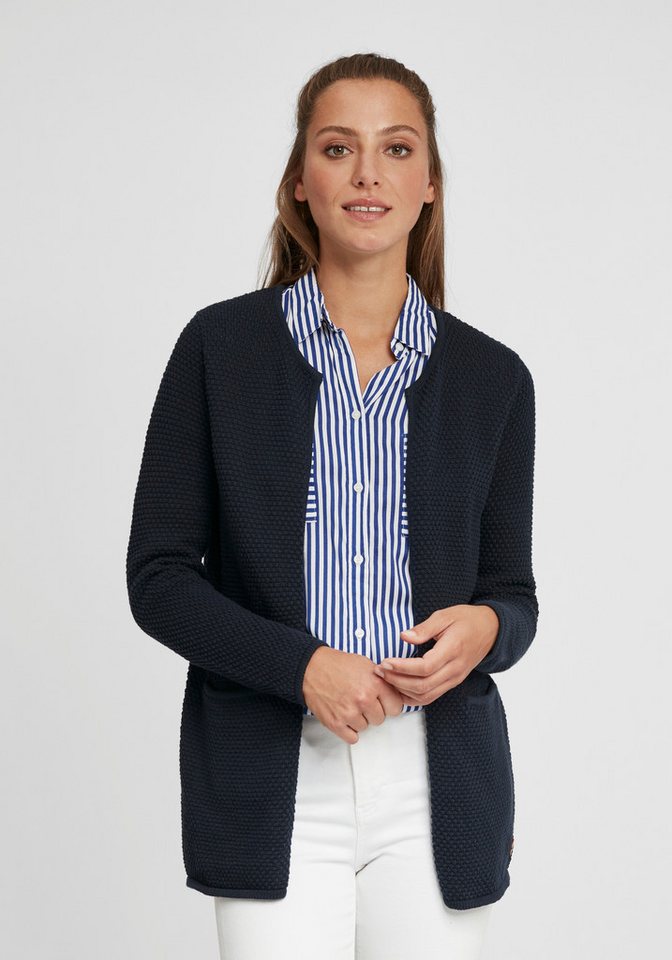 OXMO Strickjacke OXHilda Strickjacke im Perlstrickmuster OXMO Strickjacke OXHilda Strickjacke im Perlstrickmuster von OXMO