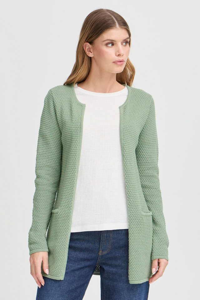 OXMO Strickjacke OXHilda Strickjacke im Perlstrickmuster von OXMO