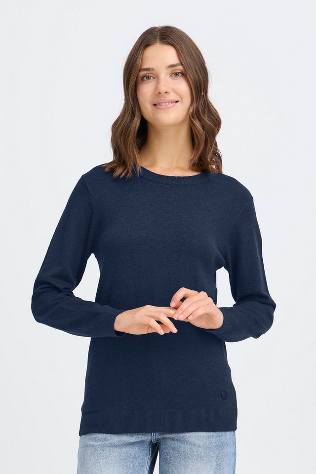 OXMO Strickpullover OXAIDA ONECK JUMPER Moderner Pullover mit Rundhalsausschnitt von OXMO