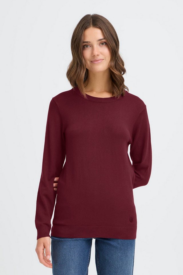 OXMO Strickpullover OXAIDA ONECK JUMPER Moderner Pullover mit Rundhalsausschnitt OXMO Strickpullover OXAIDA ONECK JUMPER Moderner Pullover mit Rundhalsausschnitt von OXMO