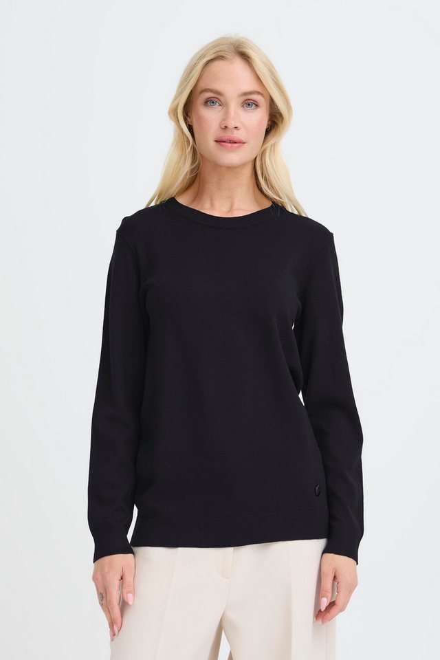OXMO Strickpullover OXAIDA ONECK JUMPER Moderner Pullover mit Rundhalsausschnitt von OXMO