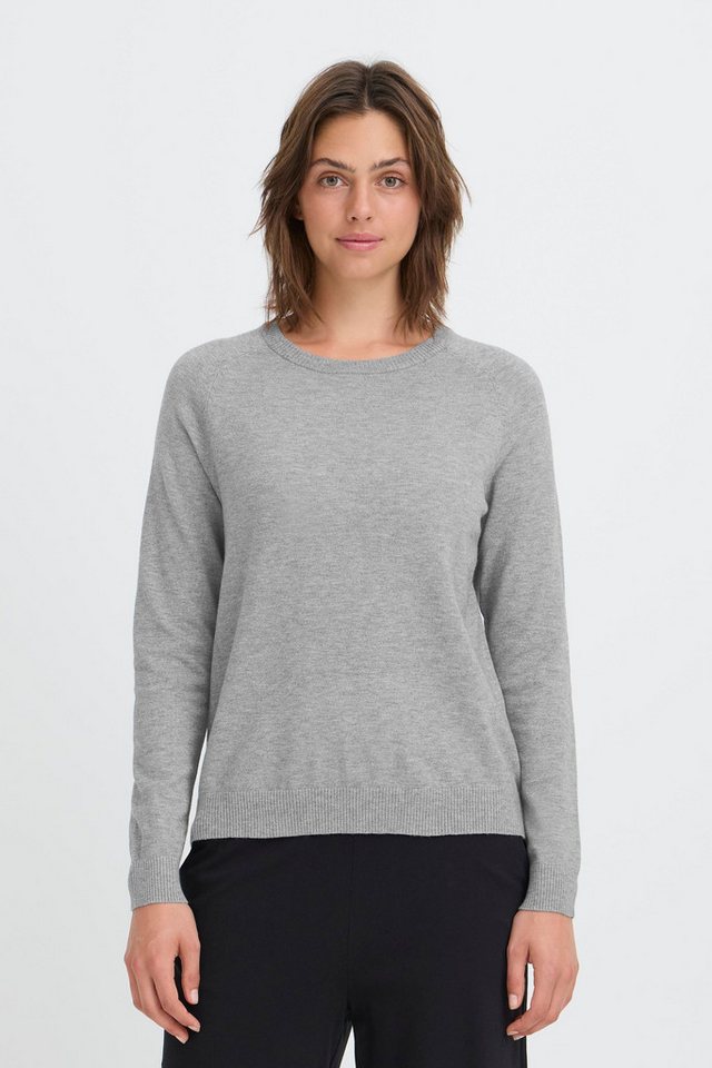 OXMO Strickpullover OXBMMNORA RAGLAN JUMPER Basic Raglan Pullover von OXMO