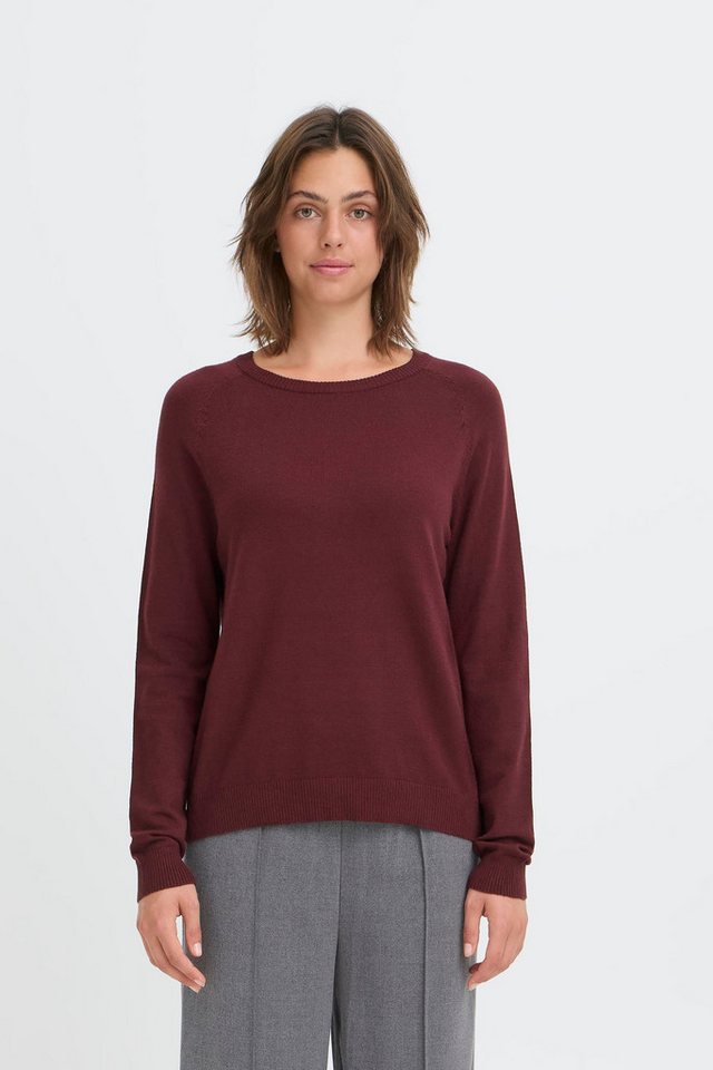 OXMO Strickpullover OXBMMNORA RAGLAN JUMPER Basic Raglan Pullover von OXMO