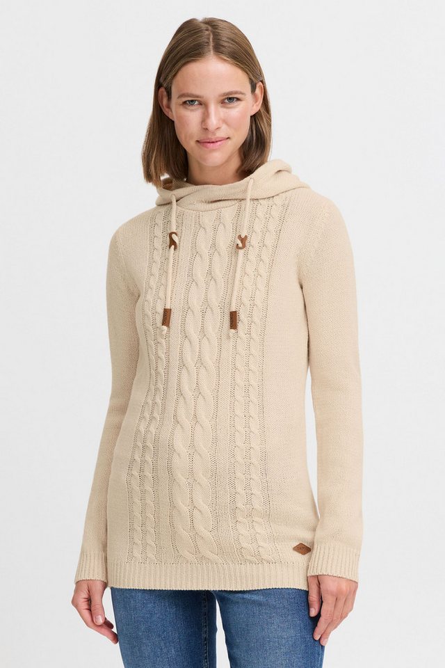 OXMO Strickpullover OXCABLE Strickpulli lang geschnitten von OXMO