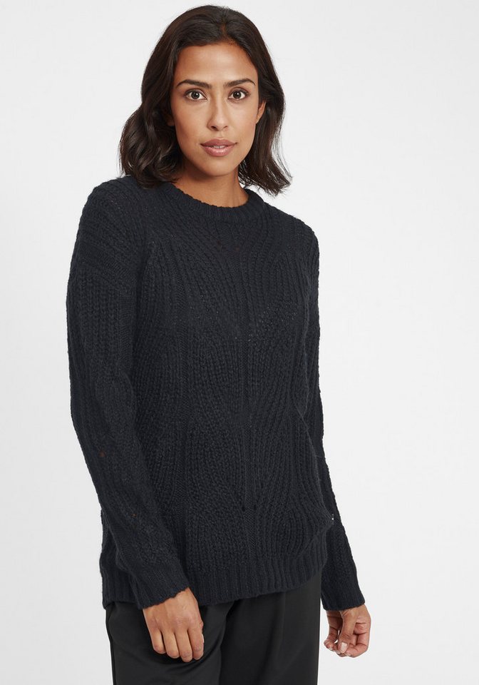OXMO Strickpullover OXChiara Pullover in Fein-Strick Optik von OXMO