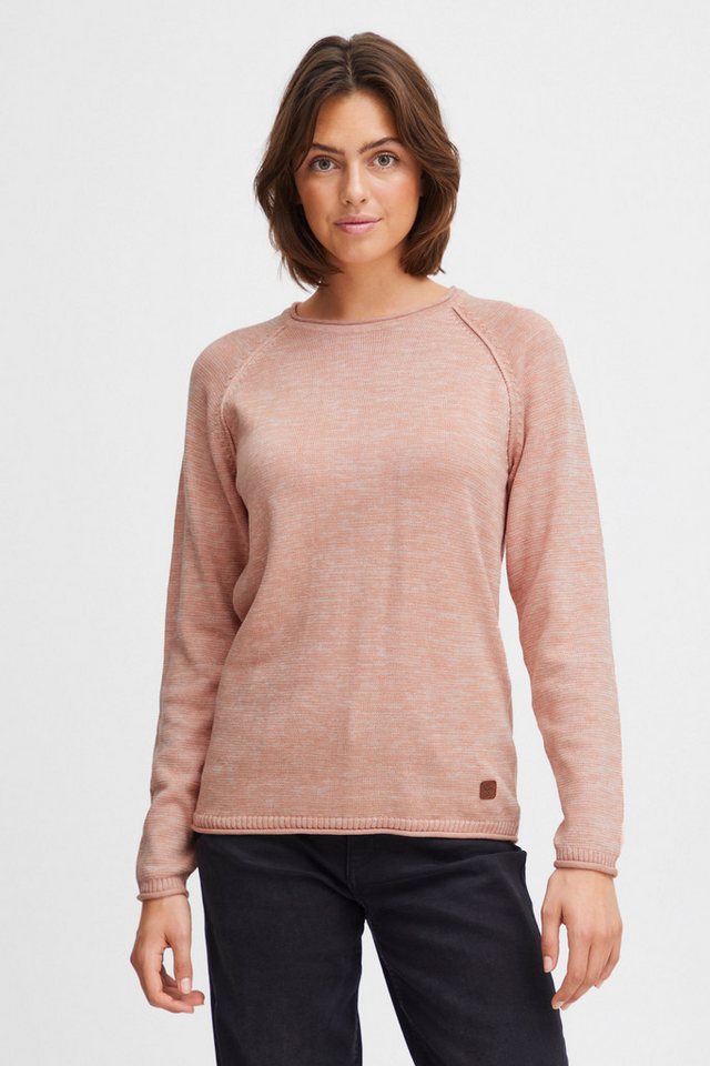 OXMO Strickpullover OXDaniela Oversize-Pullover in Loch-Strick Optik von OXMO
